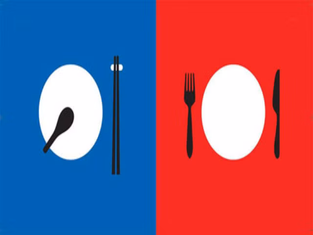 Ẩm thực sành điệu: Người phương tây sành điệu sẽ tìm tới các món Á. Người phương Đông "ăn chơi" sẽ tìm tới các món Âu.