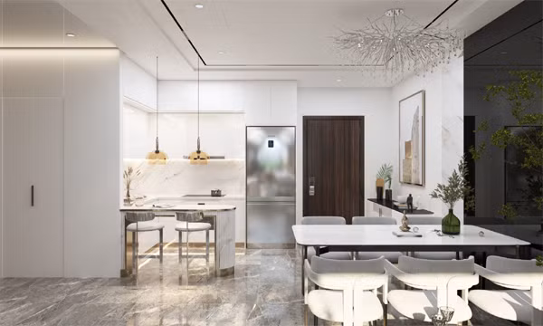 Căn hộ kết nối thiên nhiên với hai ban công ở Dĩ An ảnh 3