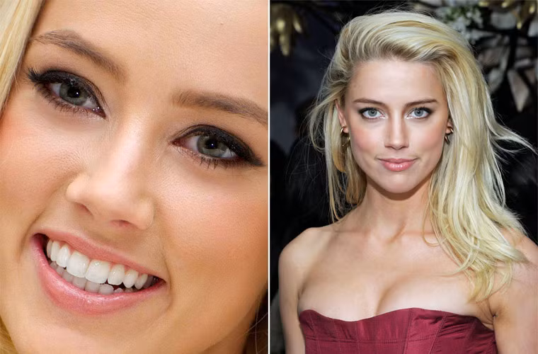 Dù chụp sát sạt, vẻ đẹp của nữ diễn Amber Heard cũng không bị lộ bất cứ điểm yếu nào bởi cô sở hữu một làn da quá mịn màng, không tì vết.