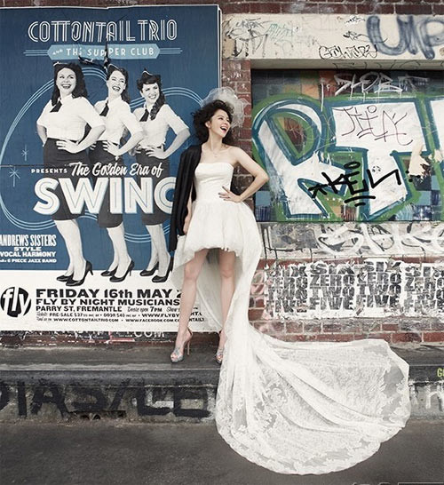 Ngôi sao xứ Đài và chồng, một doanh nhân người Singapore, Lý Vân Phong chính thức nên vợ nên chồng từ tháng 2/2014 sau khi dắt nhau đi đăng ký kết hôn ở quốc đảo Sư tử. Ba tháng sau, họ chọn thành phố Perth, Australia, nơi Vân Phong đã học tập từ năm 13 tuổi, để tới chụp ảnh cưới. 