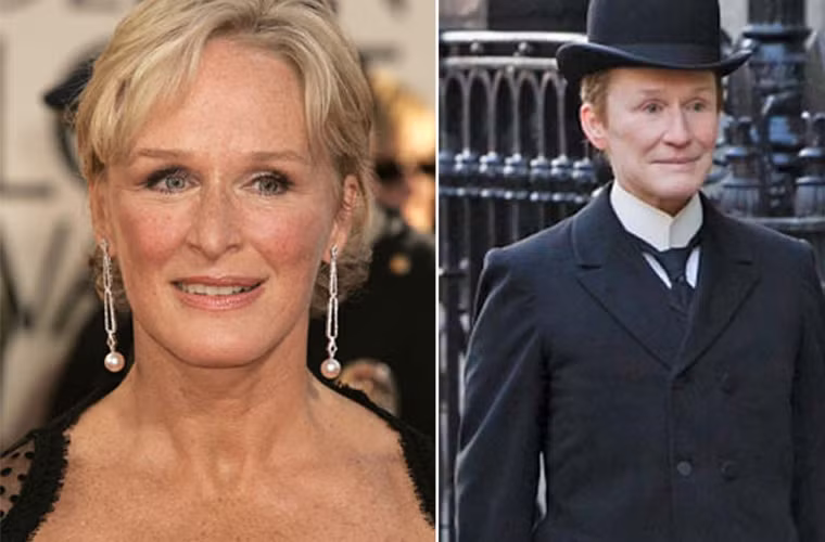 Nhân vật của Glenn Close trong Albert Nobbs là một người đàn ông, và nhờ tài hóa trang mà nữ diễn viên đã hoàn toàn hóa thân thành một nam giới thực thụ trên màn ảnh.