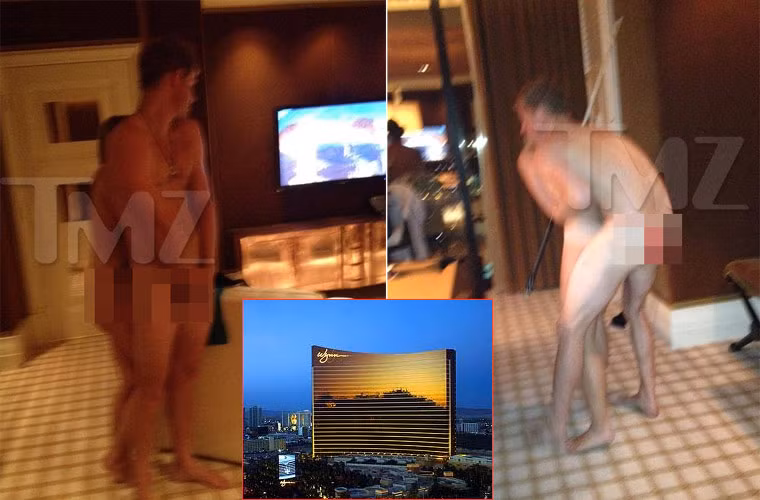 Hoàng tử Anh quốc Harry khiến nhiều người sốc nặng với hình ảnh trần như nhộng trong một bữa tiệc đông người tại phòng khách sạn ở khách sạn Wynn, Las Vegas tháng 8/2012.