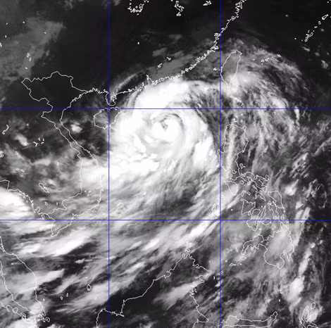 Ảnh mây vệ tinh: nchmf.gov.vn