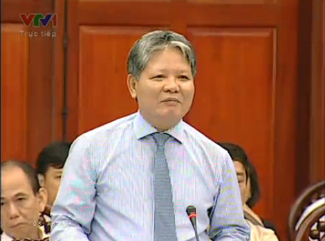 Bộ trưởng Bộ Tư pháp Hà Hùng Cường trả lời chất vấn sáng 20/8.