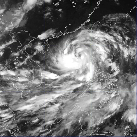 Ảnh mây vệ tinh: nchmf.gov.vn