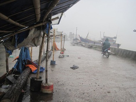 Hiện nay Thanh Hóa đã có nơi mưa to.