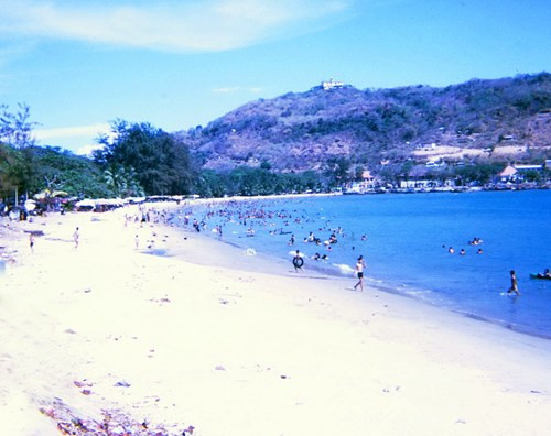 Một bãi tắm ở Vũng Tàu.