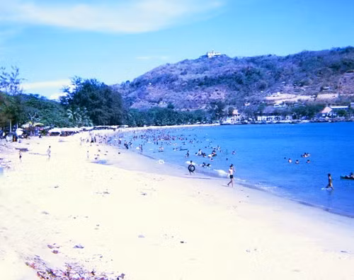 Một bãi tắm ở Vũng Tàu.