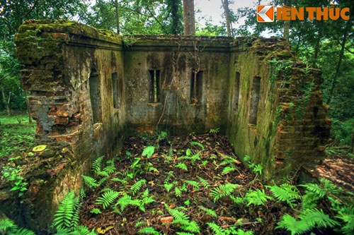 Lịch sử của nhà tù Chợ Chu cũng là lịch sử đấu tranh kiên cường của nhân dân Thái Nguyên chống lại ách cai trị của thực dân Pháp. Ảnh: Một chốt canh gác của nhà tù.