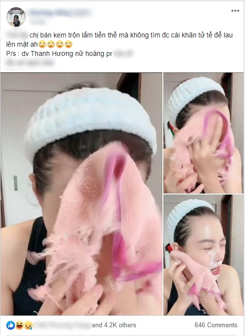 Thanh Hương “Người phán xử” bị chỉ trích vì dùng khăn như giẻ lau - Hình 3 Thanh Huong “Nguoi phan xu” bi chi trich vi dung khan nhu gie lau-Hinh-3