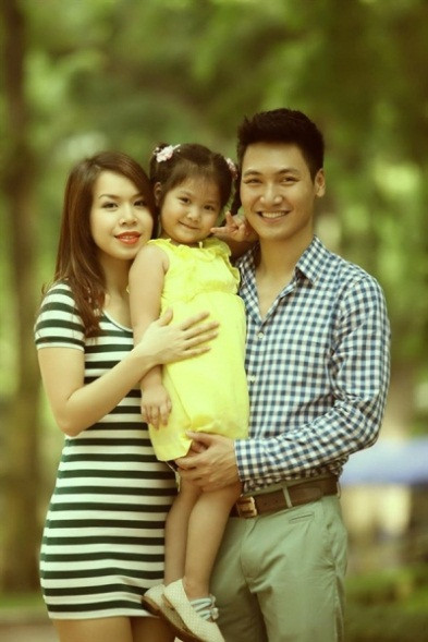 Bé Chíp và nam diễn viên Mạnh Trường từng gây sốt trong chương trình truyền hình thực tế "Bố ơi! Mình đi đâu thế" mùa thứ 2.