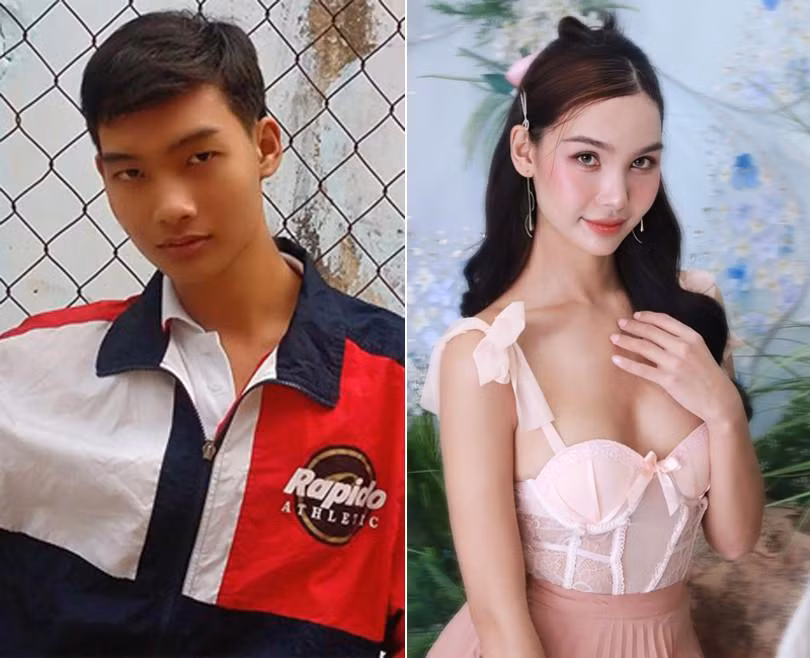 Me soc khi con trai ve nha voi mai toc dai, mac vay