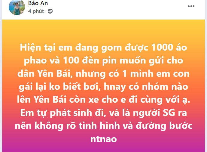 Vợ chồng lái xe xuyên đêm mang đồ cứu trợ dân vùng bão lũ - Hình 7 Vo chong lai xe xuyen dem mang do cuu tro dan vung bao lu-Hinh-7