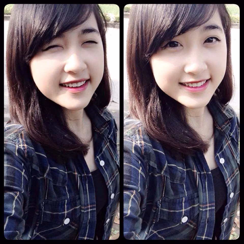 Nụ cười và đôi mắt đáng yêu của 9X khác tên Hứa Hải Linh trong những bức ảnh trên mạng thường thu hút hàng trăm, nghìn lượt thích.