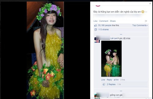 Tuần qua, nhiều cư dân mạng ngỡ ngàng khi biết được thực chất "cô gái" da trắng, môi hồng, mắt quyến rũ trong bức ảnh gây sốt này lại là một anh chàng hóa trang giả gái.