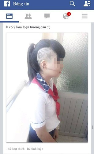 Được biết nữ sinh này tên Nguyễn Ng. và đang là học sinh tại một trường THCS ở Biên Hòa, Đồng Nai.