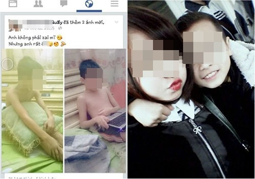 Chưa kể cậu bé còn đăng hình chụp chung với một vài cô gái mà trong số đó nhiều người được cho là bạn gái, người yêu của cậu.