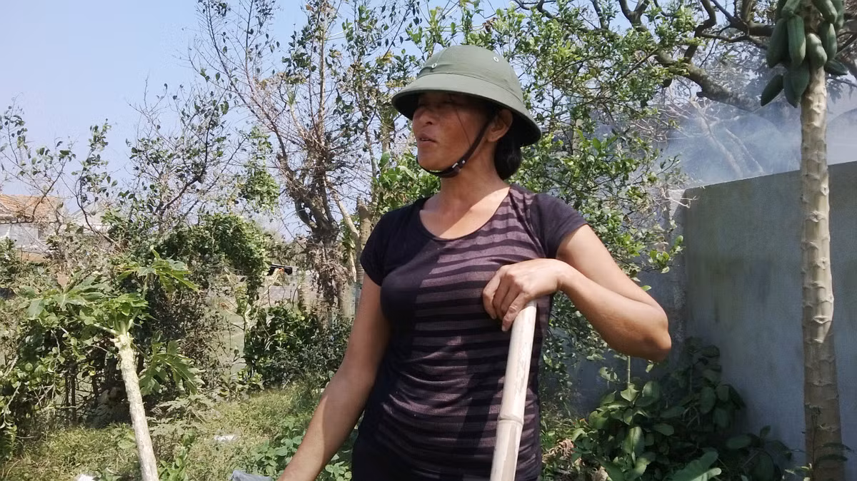 Chị Võ Thu Phương và người dân Thọ Sơn sẵn lòng đón khách