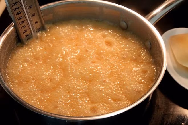 Đường nóng chảy.