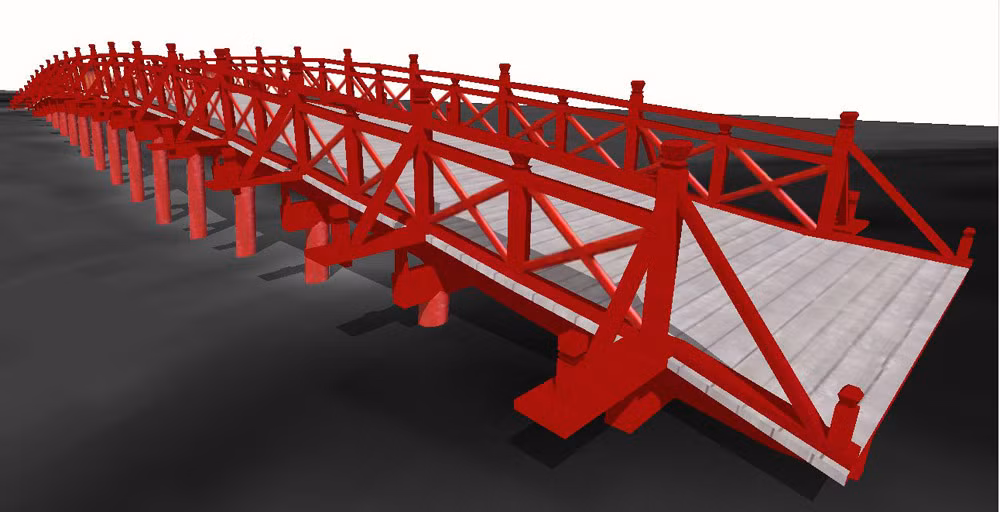 Cầu Thê Húc, Hà Nội.