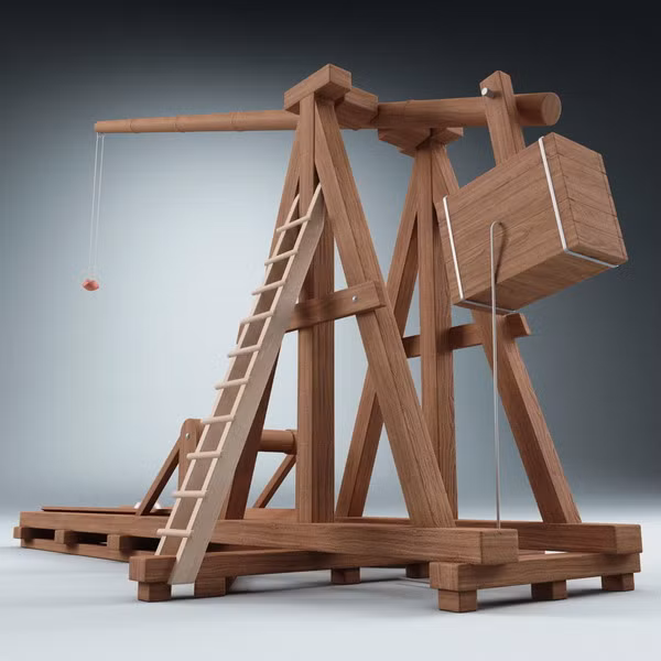 Trebuchet được sử dụng nhiều nhất ở lục địa châu Âu tại các vùng đất vùng đất quanh Địa Trung Hải. Loại vũ khí này đã phát huy vai trò quan trọng trong nhiều trận đánh lớn.