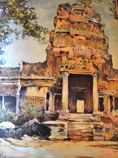 Đền chùa Khmer.