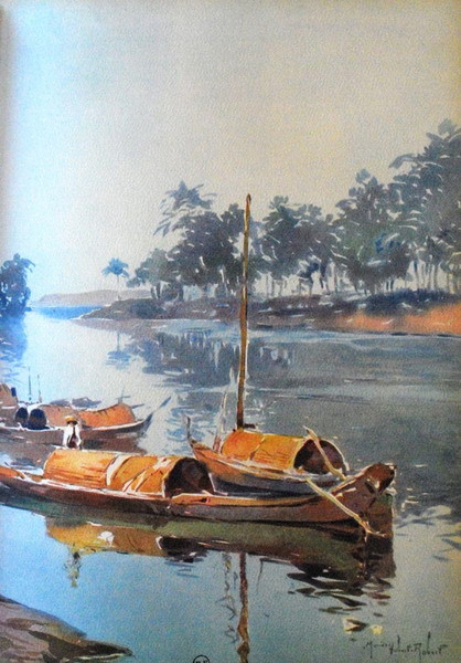 Những chiếc thuyền nan.