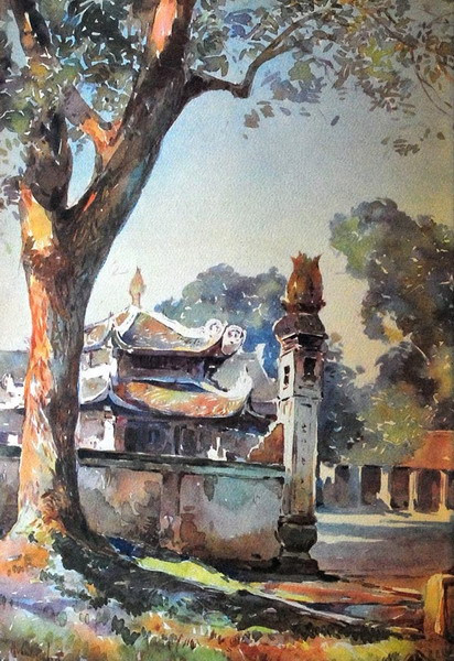 Chùa Láng ở Hà Nội.