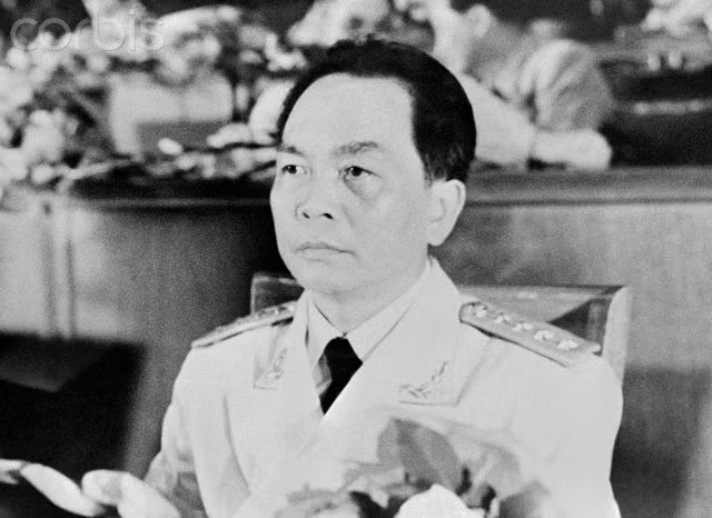 Tướng Giáp trong một cuộc họp ngày 1/7/1967. Ảnh: Bettman.