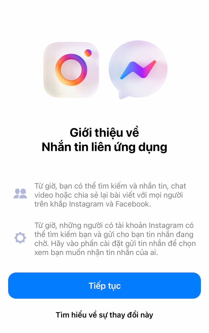 Cach nhan tin tren Facebook va Instagram sau khi 've mot nha'-Hinh-2