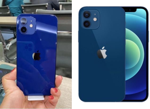 iPhone 12 gay tranh cai vi mau khong giong quang cao