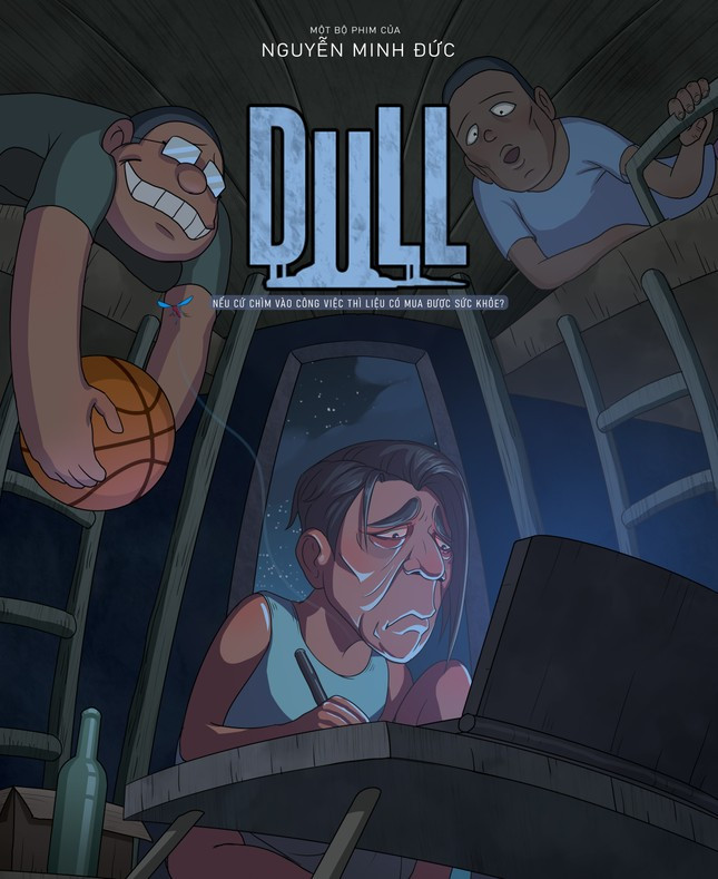 Minh Đức kể: “Câu chuyện đơn giản là quá trình mình chuẩn bị đề tài để làm tốt nghiệp hơi khó khăn. Do quá nhiều thứ muốn làm, cuối cùng lại chả biết làm cái gì. Rồi một hôm, đã nằm xuống giường chuẩn bị ngủ thì cảm thấy cơ thể mệt mỏi, trong đầu mình nảy ra rất nhiều từ khóa về sự khó chịu, bí bách. Mình bật dậy, ghi chép lại và quyết định chọn để tài là từ câu chuyện của bản thân”.