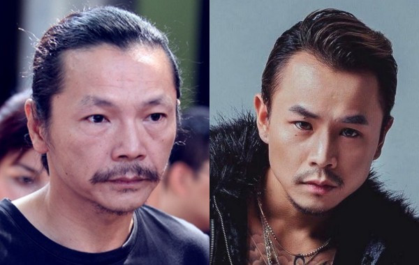 1. Nghệ sĩ Trung Anh - Binz. Dễ thấy, dù chẳng có liên quan gì đến nhau nhưng cặp đôi nghệ sĩ Trung Anh và Vbiz giống nhau như anh em. Binz còn đùa vui đây là phiên bản mặt nhàu của mình do đi diễn nhiều.