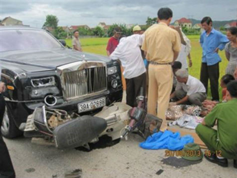 Hiện trường vụ tai nạn.