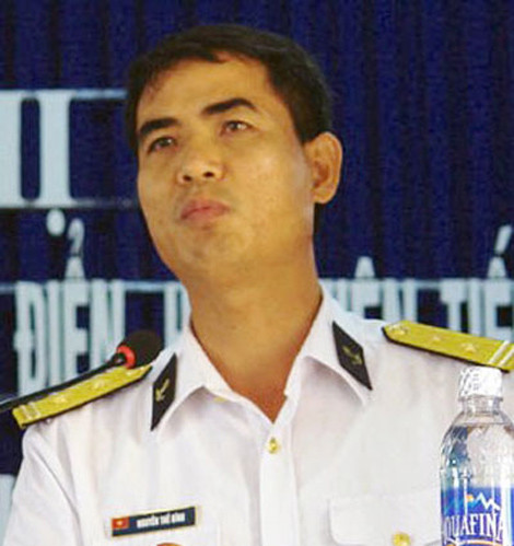 Thượng tá Nguyễn Thế Dĩnh.