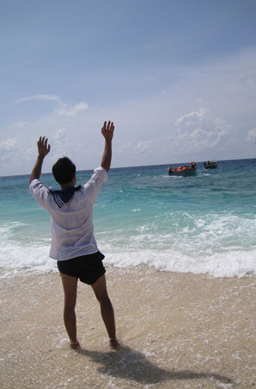 Phút giây bịn rịn...