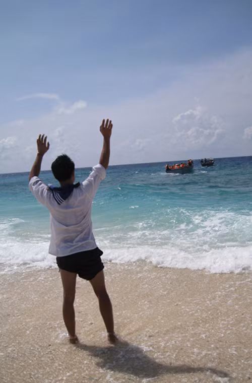 Phút giây bịn rịn...