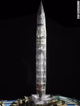 Sau khi hoàn thành, Infinity Tower sẽ có chiều cao lên tới 450m, là tòa nhà cao thứ 6 trên thế giới.