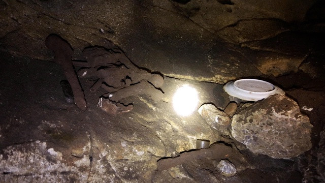 Theo đánh giá của một cán bộ Sở Văn hóa, Thể thao và Du lịch Nghệ An, căn cứ địa hình hang đá, đặc điểm địa mạo và một số hiện vật như vỏ ốc, mảnh gốm vỡ thu được tại hiện trường, bước đầu có thể nhận định khu vực này từng là nơi cư trú của người xưa. Hang đá Lèn Chùa có thể liên quan đến cư dân Việt cổ sinh sống, chôn cất. Ảnh: Xương nằm rải rác trên nền hang.