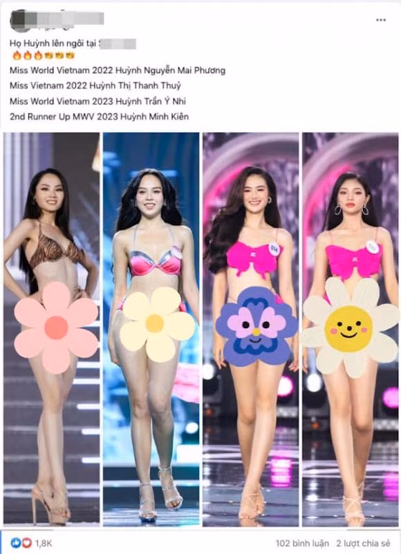 Loat my nhan ho Huynh dang quang cac cuoc thi nhan sac tai Viet Nam