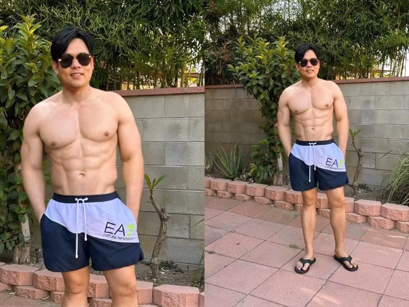 Quang Le tung anh 6 mui cuc hot gay 'chan dong'