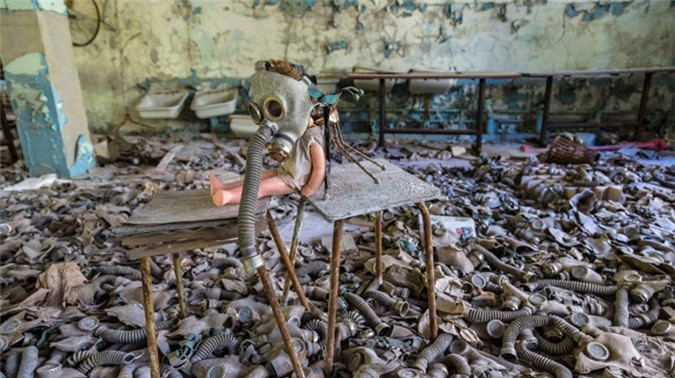 ##sc### Thị trấn ma Pripyat, Ukraine sau thảm họa Chernobyl 1986. 