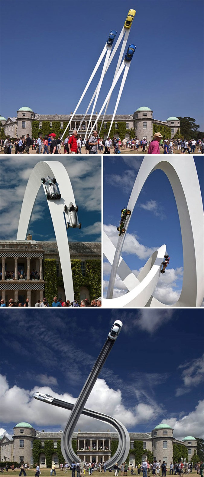 Những tác phẩm nghệ thuật xuất hiện trong Festival of Speed thường niên tại Goodwood của tác giả Gerry Judah. Hiện nay, anh đang làm việc với những thương hiệu nổi tiếng trong ngành công nghiệp ô tô.