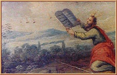 Trong bức tranh khắc gỗ không rõ niên đại được lưu giữ tại Bỉ này, nhà tiên tri Moses cầm trên tay một bảng điều khiển, ở phía xa là những UFO đang bay lượn. Bức tranh này củng cố giả thuyết của một số nhà nghiên cứu rằng, việc Moses làm cạn nước biển Đỏ tạo đường cho các con chiên đi qua là có thật, được thực hiện bằng các kĩ thuật của người ngoài hành tinh.