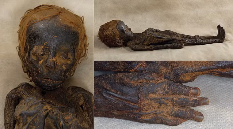 Kỹ thuật ướp xác này được áp dụng cho cả trẻ em.