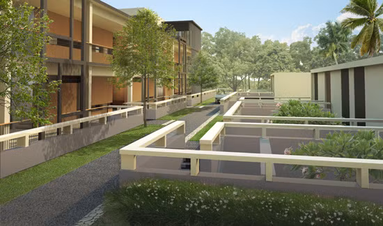 Toàn bộ khu nghỉ dưỡng được chia thành 2 cụm phía Đông và phía Tây. Tổng cộng có 258 phòng dành cho du khách.