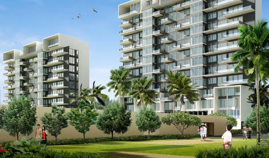 Bên cạnh khu nghỉ dưỡng là khách sạn 5 sao Hyatt Regency. Du khách có thể thoải mái tản bộ trong khuôn viên khách sạn với những "đồng cỏ" xanh mướt.