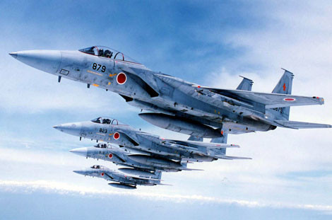 Tiêm kích hạng nặng F-15J của Nhật Bản.