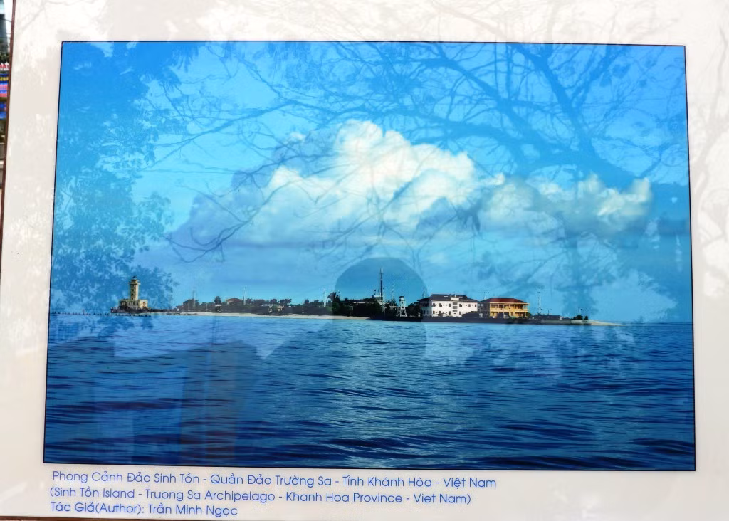 Phong cảnh đảo Sinh Tồn - quần đảo Trường Sa - tỉnh Khánh Hòa.