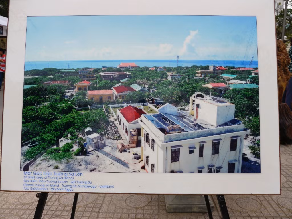 Một góc đảo Trường Sa lớn.